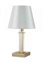 Настольная лампа Crystal Lux NICOLAS LG1 GOLD/WHITE - цена и фото